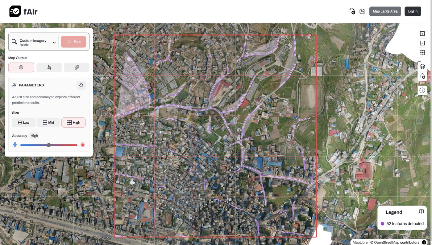 Screenshot of fair-roads